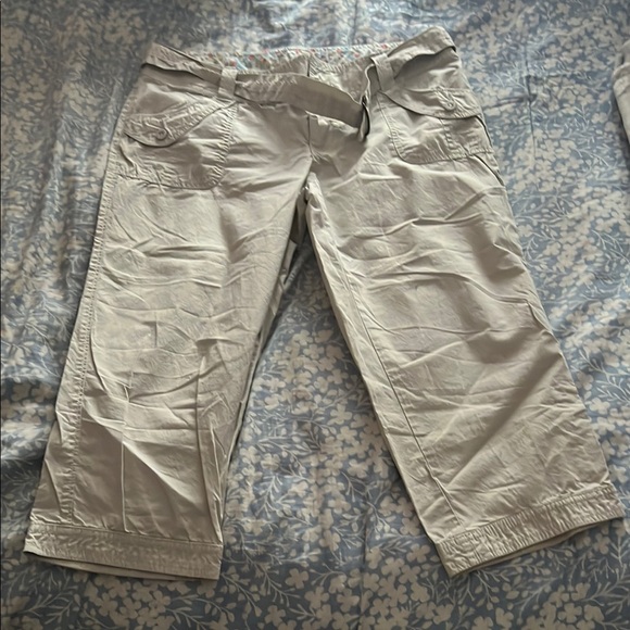Pants - Light Gray Cropped Pants